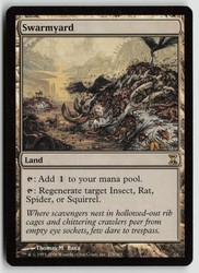 Swarmyard 278/301 Time Spiral MTG Rare Land