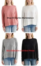 Lucky Brand Ladies' Cozy Crewneck Pullover Sweater, New with Tags