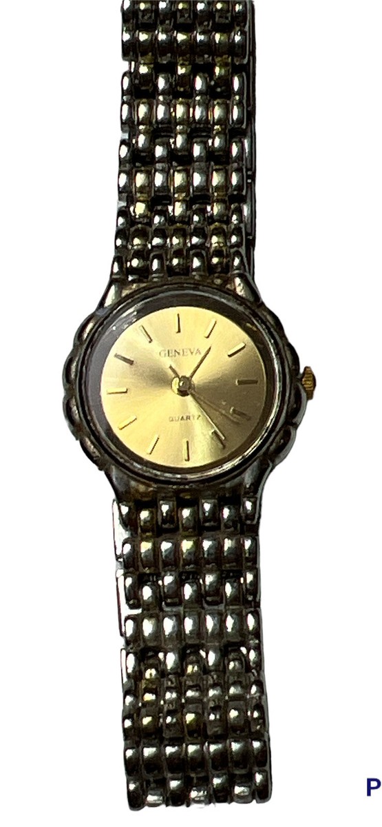 Geneva Women Watch Stainless Gold Silver Steel Water  display picture 2