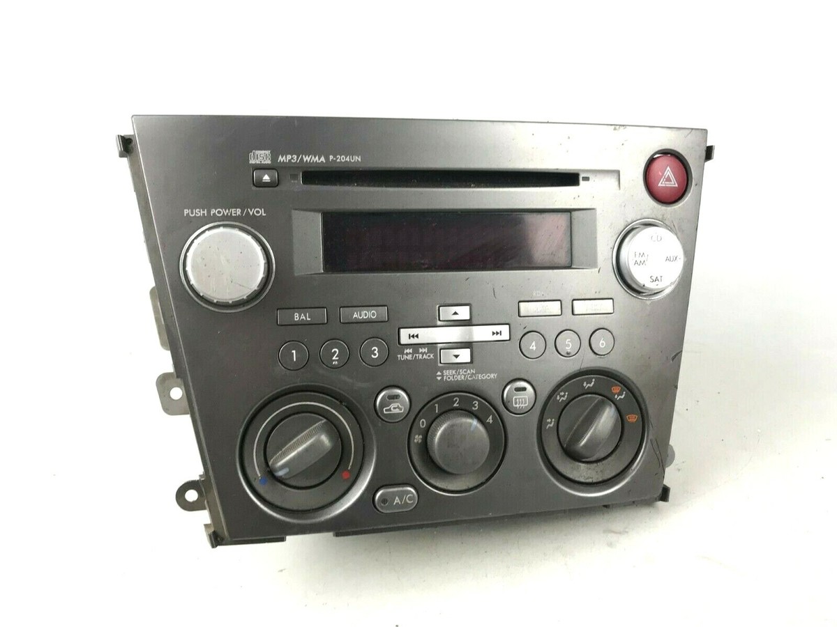 04-07 Subaru Outback Legacy CD Player Radio Head Unit Climate