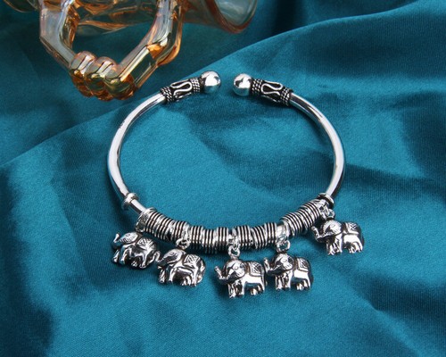 Bracciale con Iniziali Argento 925 semi rigido – Cavaliere Gioielli