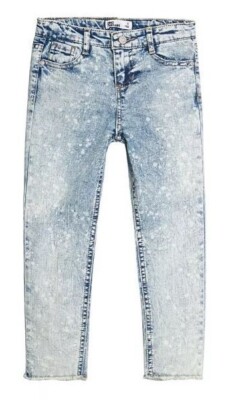 EPIC THREADS Big Girls Splatter Print Denim Skinny Jeans Bowery Wash