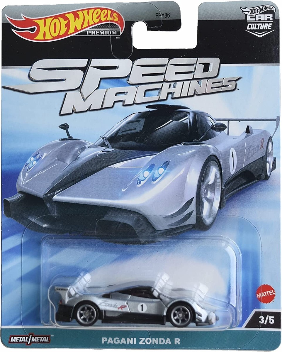 Hot Wheels Premium - 2023 Speed Machines 3/5 Pagani Zonda R