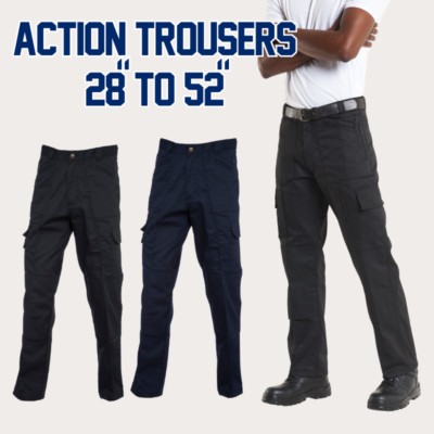 Herren Action Hose mit Handy- & Kniepolstertaschen, strapazierfähige Hose UC903