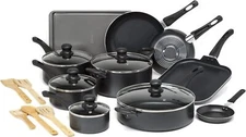 Ecolution Easy Clean Nonstick Cookware Set, Dishwasher Safe Kitchen Pots Set