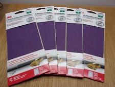 3m 120 Grit Premium Automotive Auto Body Block Sanding Sandpaper 25 Sheets