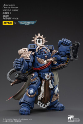 JOYTOY Warhammer 40k Ultramarines Chapter Master Marneus Calgar Figure 1/18