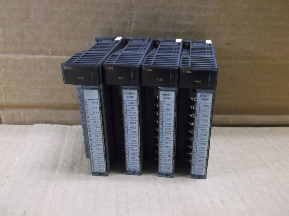 QY50 Mitsubishi PLC 16 Point DC Output Module Card | eBay