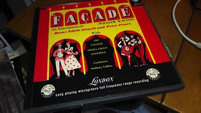 WILLIAM WALTON FACADE LONDON FFRR NEAR MINT RECORD ALBUM WITH BOOKLET IN BOX