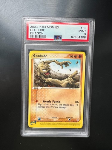 Geodude graded PSA 9 for sale on eBay