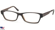 PRODESIGN DENMARK 1727 6534 GREY BROWN EYEGLASSES 54-15-135 (DEMO LENS MISSING)