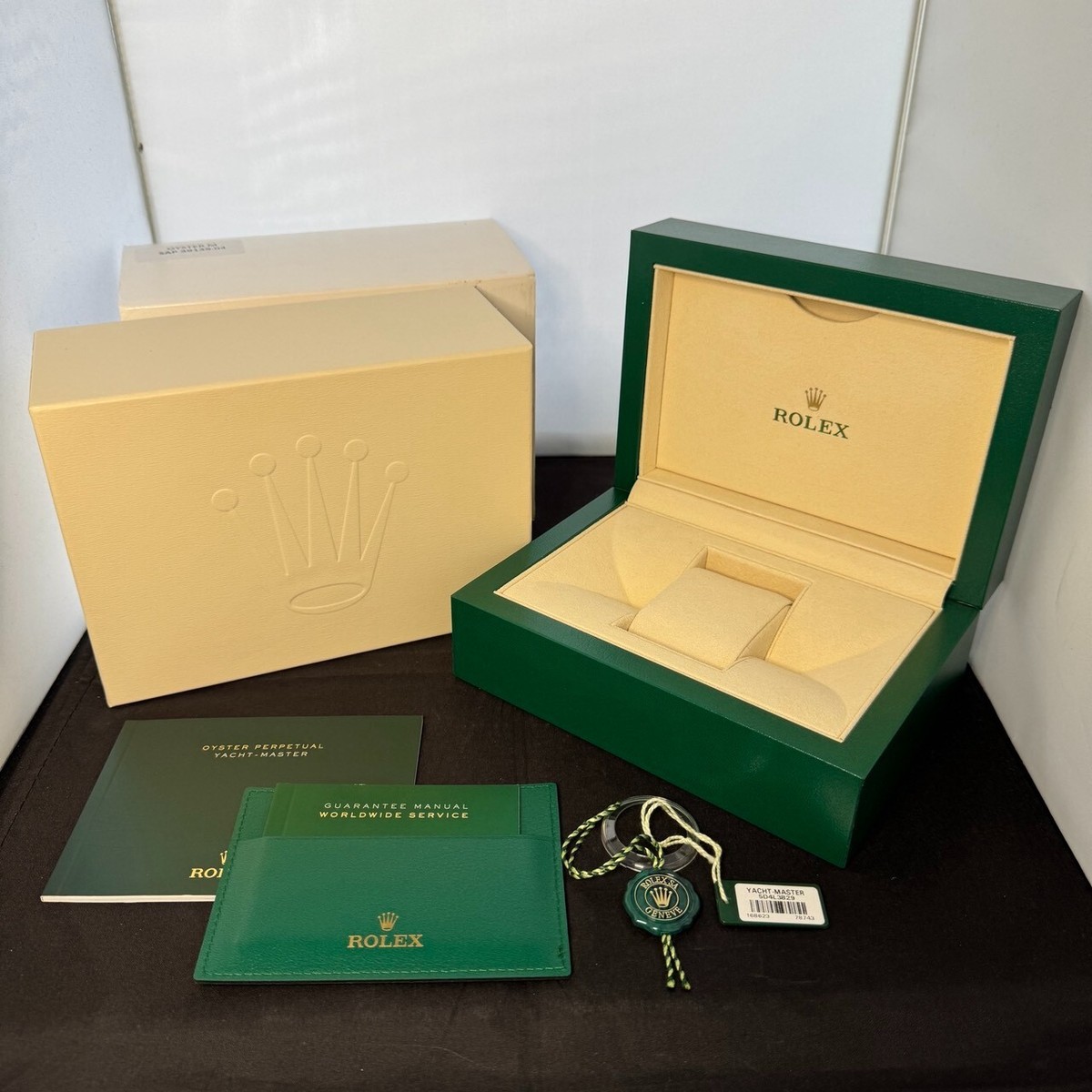 ROLEX Watch Box Case 39139.64 Booklet of YACHT-NASTER 168623 100