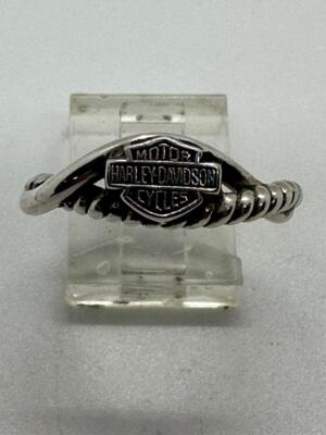 Damen Ring Sterlingsilber Harley-Davidson Bar & Shield B3