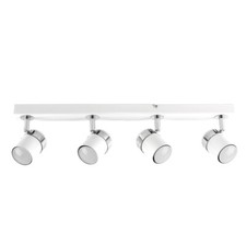 4 Way Ceiling Spotlight Adjustable Kitchen Bar Spot Light LED GU10 Bulbs Lamp