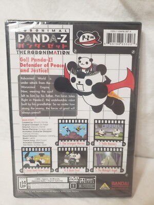 Panda-Z: The Robomation - Vol. 1 (DVD, 2005, Collectors Edition