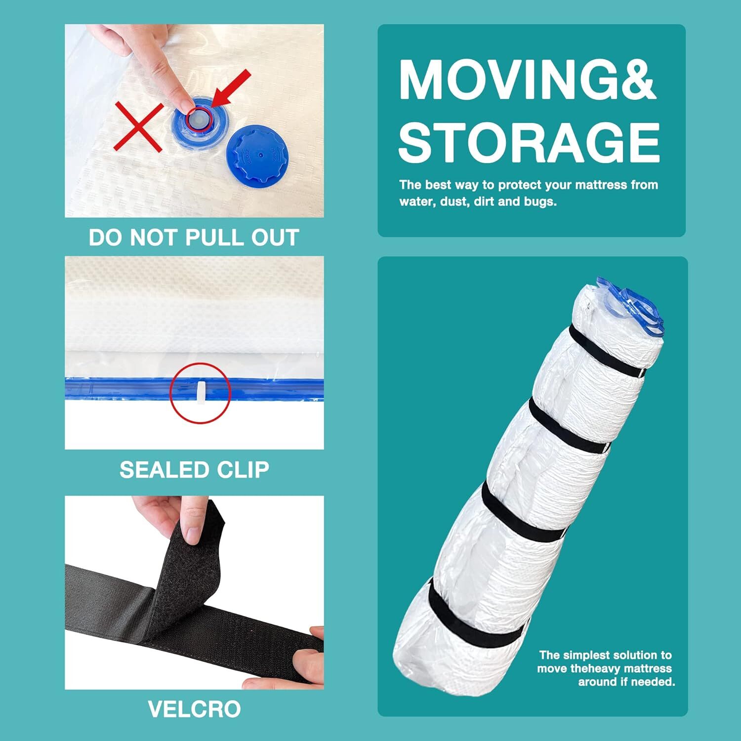 King Mattress Bag for Moving Storage, 5 Mil Heavy Duty Cover, eBay