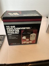 Rival Travel Club International Adapter Plug Set  Dual Converter w/ Case