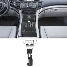 12pcs For Acura Tsx 2009-14 Carbon Fiber Center Console Panel Frame Trim Cover