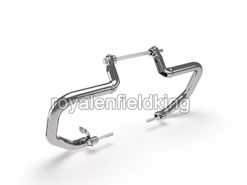 Paraurti Motore Compatto, Argento Originale Royal Enfield Classic 650 - Immagine 2 di 4