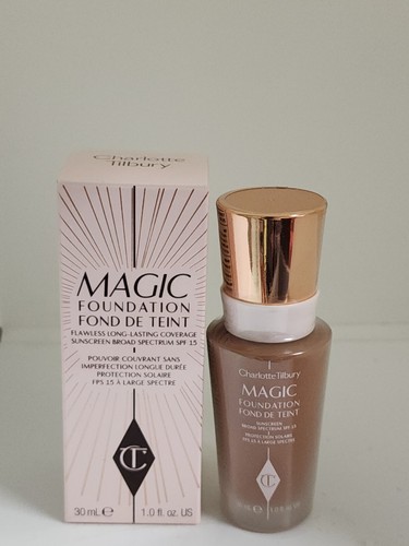 Charlotte Tilbury Magic Foundation Flawless Long Lasting Coverage spf 15 10 Dark - Afbeelding 1 van 1