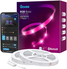 Govee RGB LED Strip Lights, 65.6Ft Bluetooth LED Lights with App Control, Color-