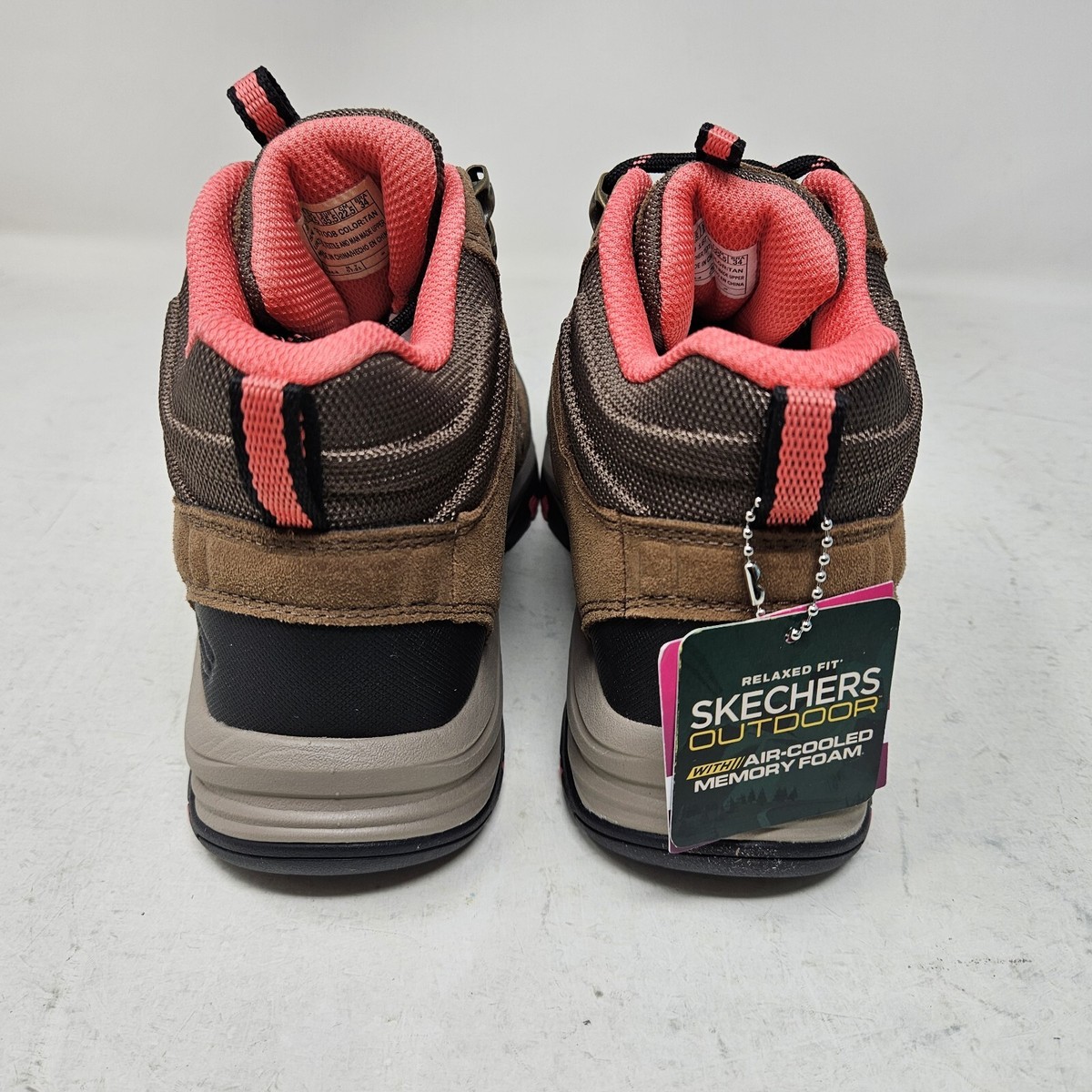 Wmns Skechers Outdoor Trego Base Camp Tan Waterproof Trail Hiking