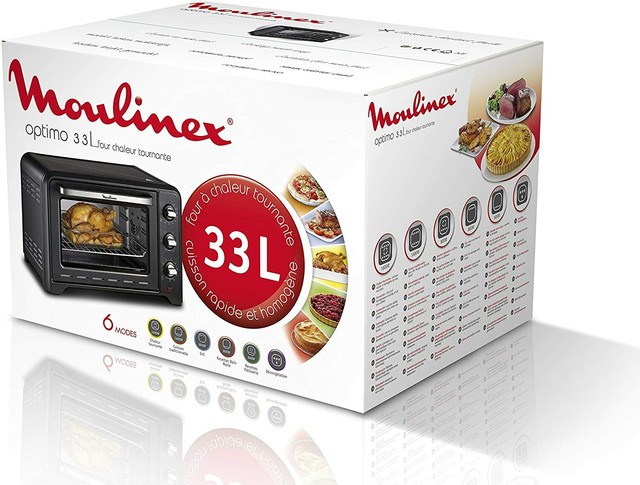 Mini Electric Oven Moulinex Ox4648 33 L 1600w Black for sale online | eBay