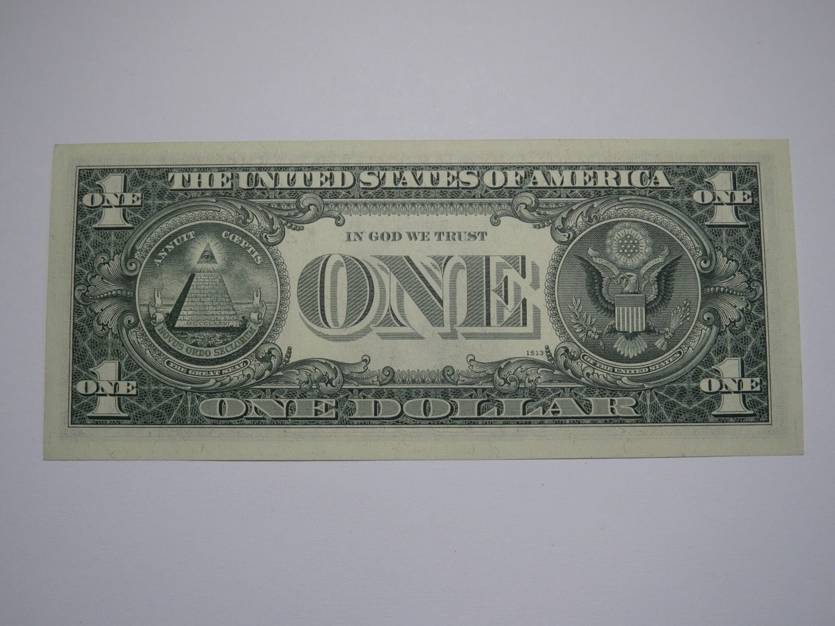 激レアG-RAP FATAL FRESH CURRENCY $1 1969 Near Solid Serial Number Federal Reserve Bank Note Bill