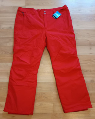 * columbia Skihose Winter Hose Gr. XXL NEU Sport gefuttert OMNI-TECH Rot Thermo