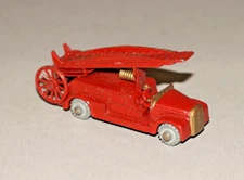 1958 Lesney Matchbox No 9 Dennis Fire Engine with Grey Wheels