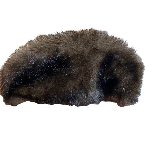Parkhurst One Size Faux Fur Pillbox Hat 