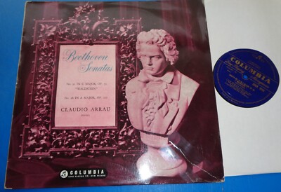 Claudio Arrau BEETHOVEN Piano Sonatas No.21 & 28 - Columbia 33CX