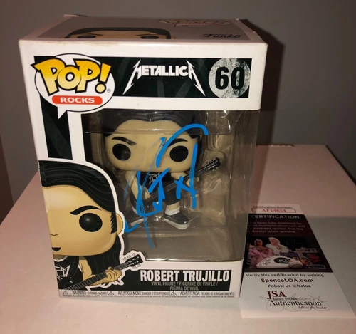 Robert Trujillo Metallica #60 Signed Funko Pop JSA E1