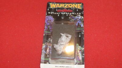Warzone Brotherhood Sacred Warrior 2 9843 Mutant Chronicles HHG Blister Neu Char