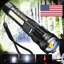 A76 Rechargeable Flashlights 15000000 High Lumens - Brightest LED Flash Light US