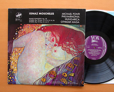 VOX STGBY 636 Ignaz Moscheles Piano Concerto Etudes Michael Ponti NM/EX Stereo