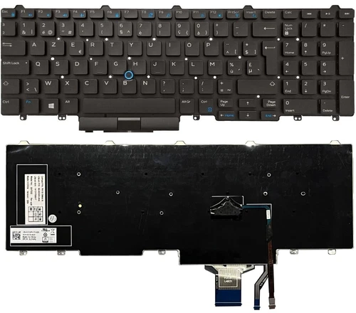 Clavier BELGIË Dell Latitude 5580 5590 E5470 E5550 Precision 7510 7520 3510