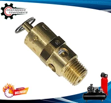 Ingersoll Rand 72062185 / 80 PSI Air Compressor Safety Relief Valve 1/4" MNPT