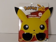 Pokemon Pikachu Sun Glasses Party Shades Sun Staches Black Yellow Nintendo 2022