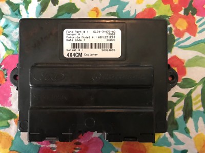 2006 FORD EXPLORER/MOUTAINER TRANSFER CASE CONTROL MODULE OEM P/N: 6L24-7H473-AD