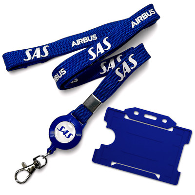 Scandinavian Airlines Lanyard Schlaufe + Namensschildhalter