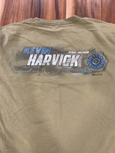 Kevin Harvick Busch Beer Stewart-Haas NASCAR T-Shirt Dark Gray Large L Number 4 - Picture 10 of 12