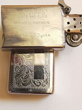 VINTAGE LIGHTER ZIPPO-J-V- BRADFORD P.A MADE IN U.S.A.