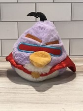 Angry Birds Space Laser Chuck Plush 5  Purple 2012 Commonwealth No Sound