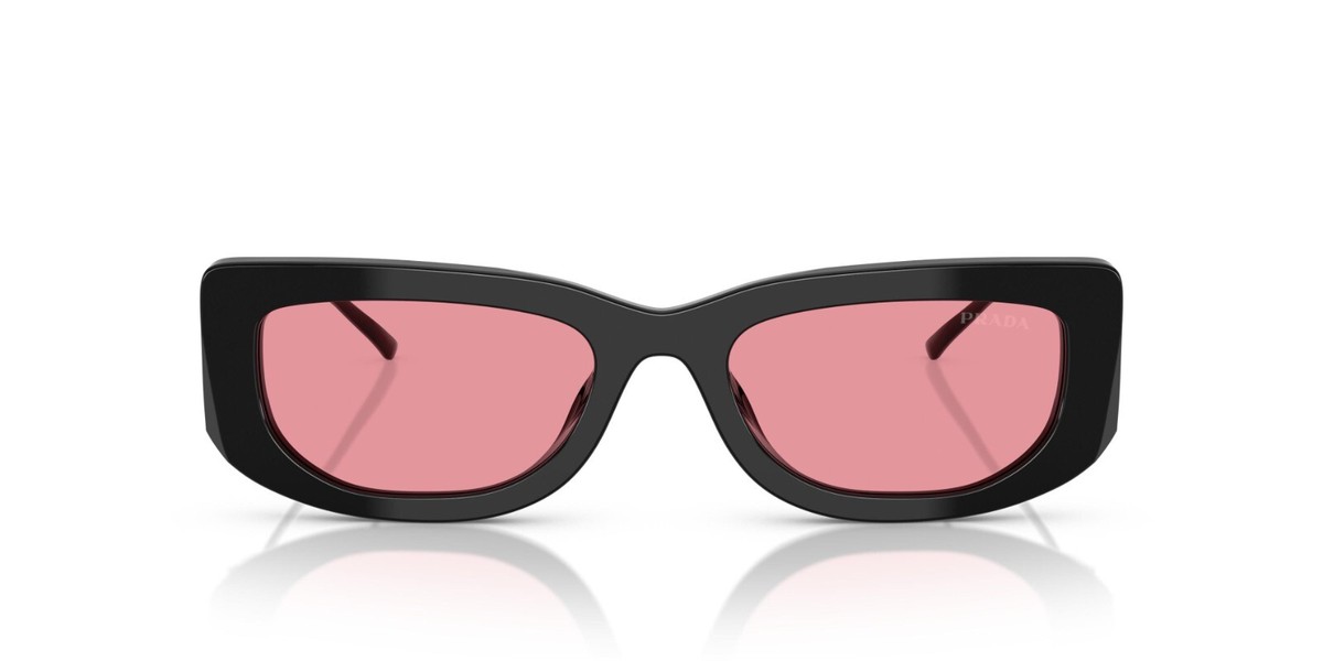 Prada PR 14YS Black/Pink (1AB30L) Sunglasses | eBay