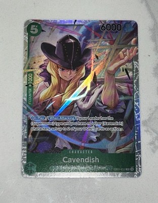 One Piece Cavendish EB01-012 Memorial Collection Super Rare Foil PRB02