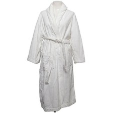 IKEA, Bademantel, Größe: S/M, Weiß, Baumwolle, Einfarbig, Frottee #UDF