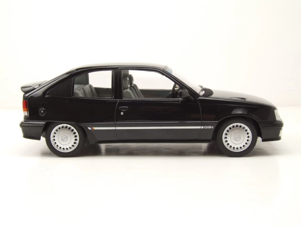 Opel Kadett E GSi 1991 schwarz metallic Helmut Schmidt Modellauto 1:18 Norev - Bild 4 von 4