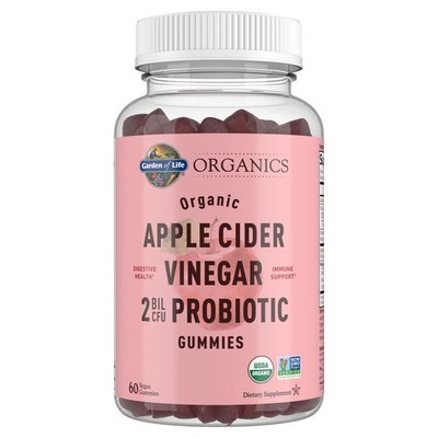 5/26 Garden of Life Apple Cider Vinegar Probiotic Gummies USDA Organic ACV Gummy