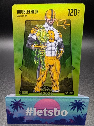 Bo Jackson Battle Arena DOUBLECHECK `Aaron Rodgers` Green Glow #GBF-97
